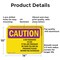 Signmission Radiation & Laser Sign, 10 in H x 14 in W, Aluminum, Rectangle OS-2PACK-CR-A-1014-L-10217 - alternate 5